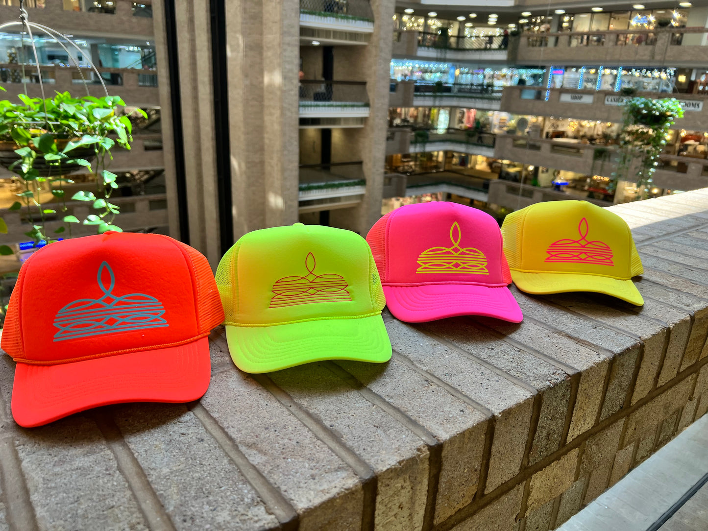 Western Neon Trucker Hats