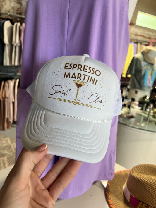 Espresso Martini Social Club Trucker