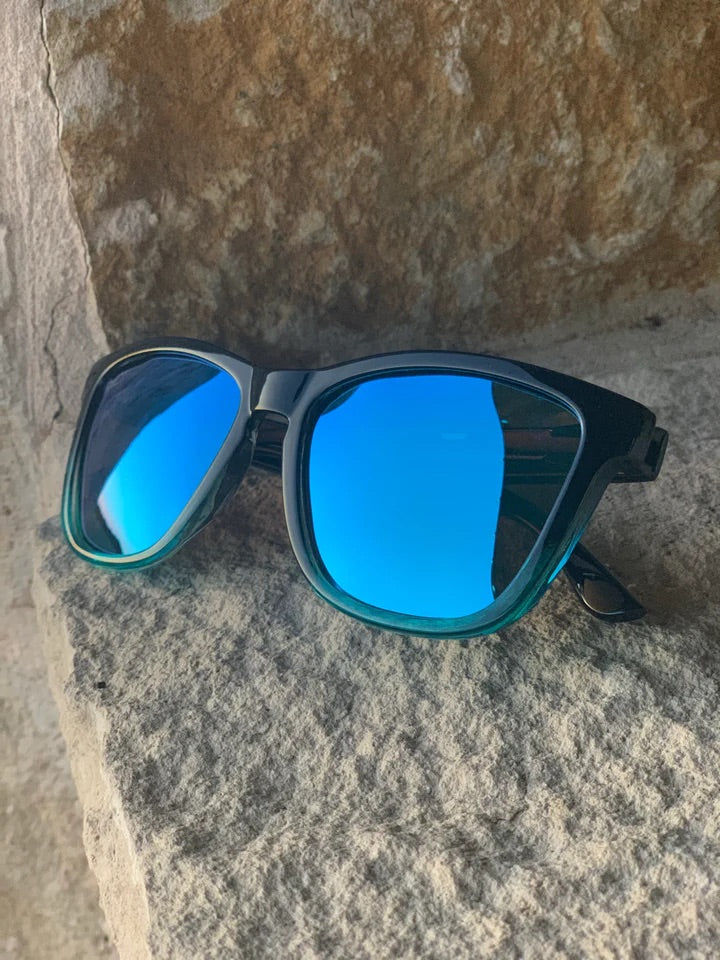 Nightfall Blue Polarized Dax Sunglasses